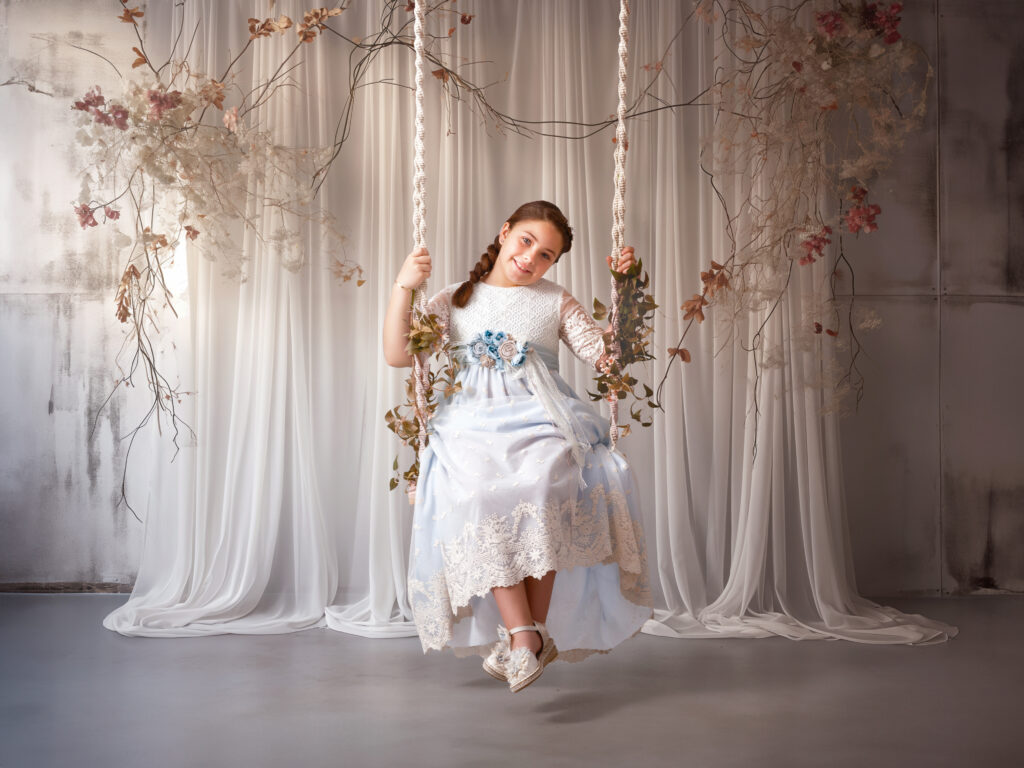 foto de comunion en estudio de benalmadena Málaga