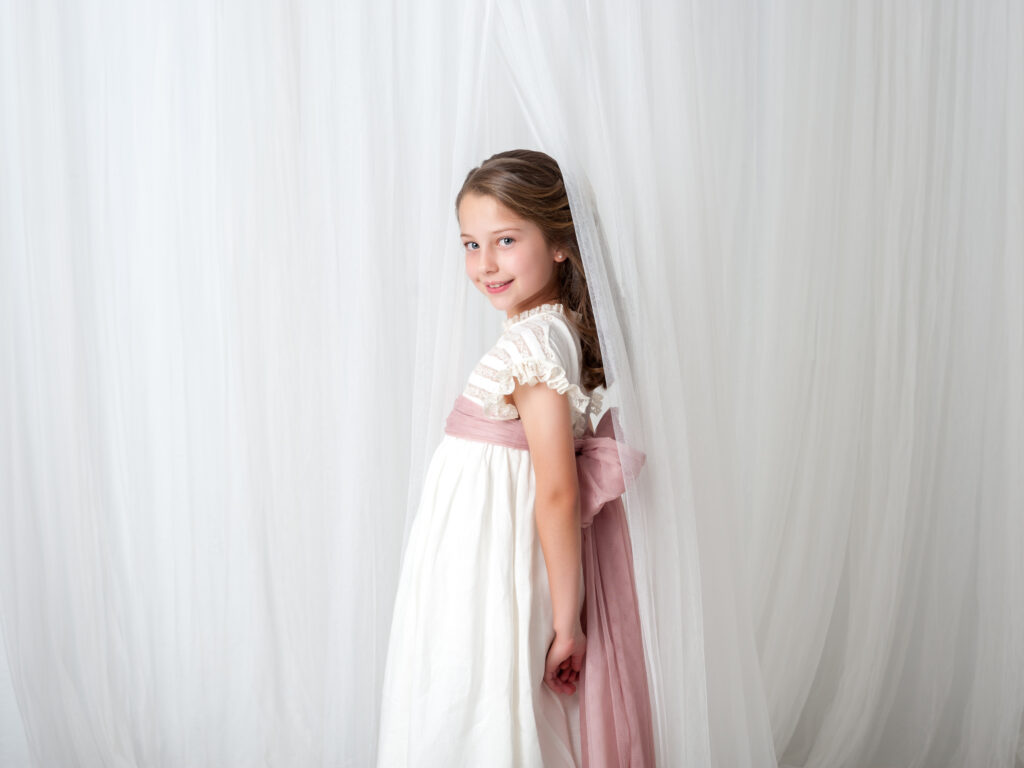 foto de comunion en estudio de benalmadena Málaga