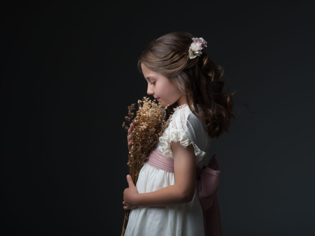 foto de comunion en estudio de benalmadena Málaga