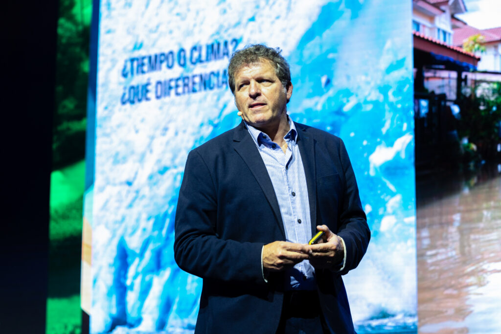 Foto de Mario Picazo en el congreso de Greencities en Málaga