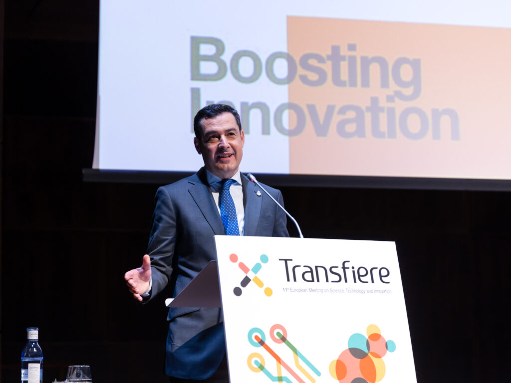 Foto de Juanma Castaño en el evento celebrado en Málaga de Transfiere